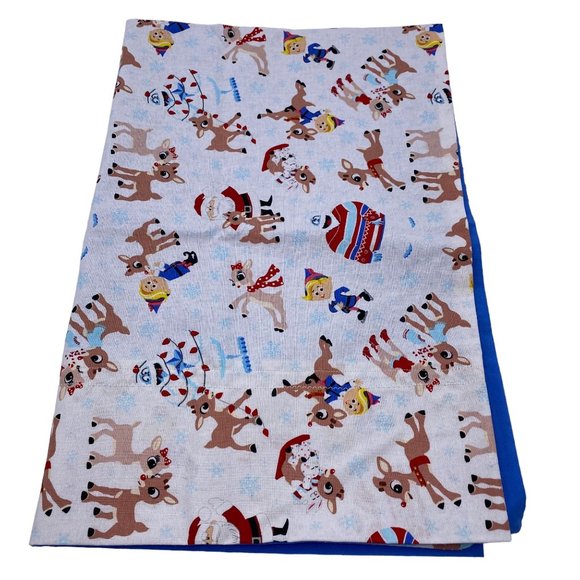 Rudolf the Red Nose Reindeer queen size handmade pillowcase misfit toys Herbie - Picture 2 of 11